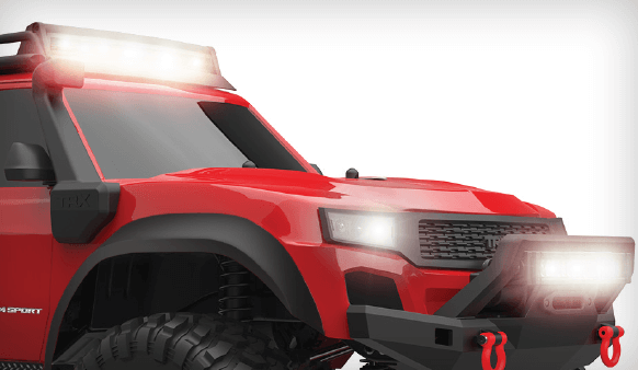 TRX-4 with Bolt-on Headlights